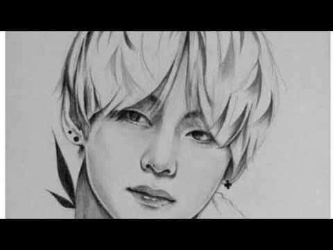 BTS тэхён скетчи