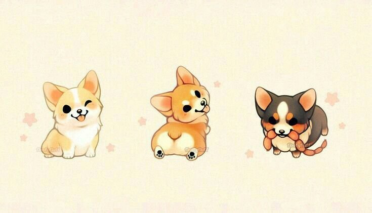 Рисуночек корги
