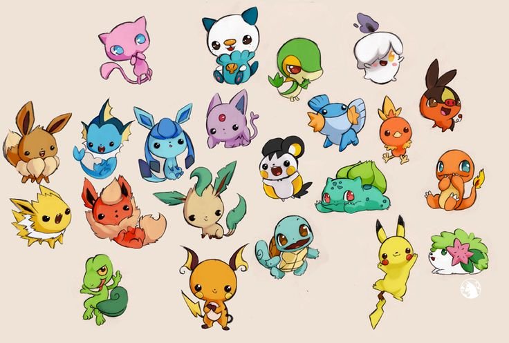 Покемон Eevee Чиби