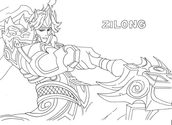 Mobile Legends Bang Bang раскраска