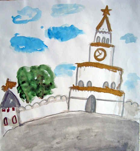 Город Казань рисунок