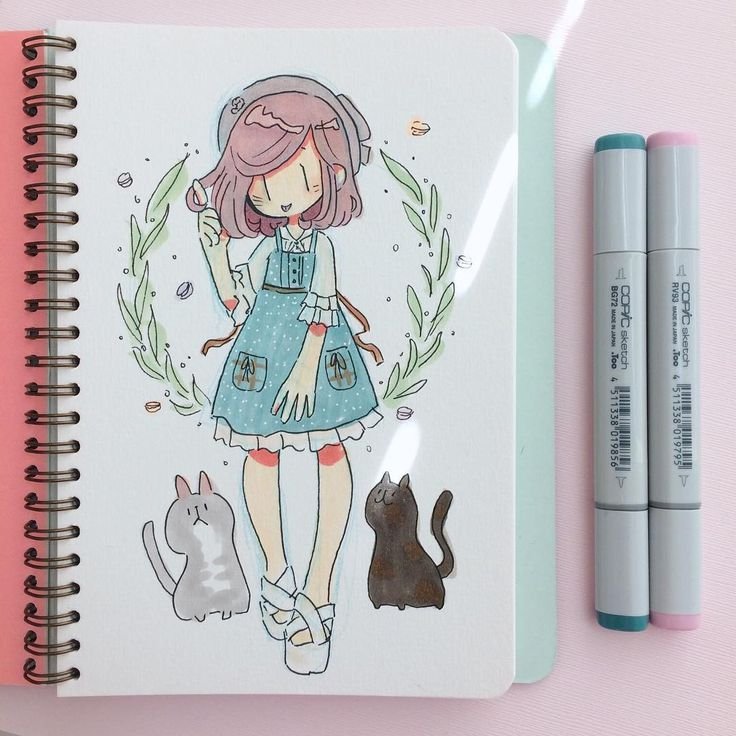Идеи для рисунков в скетчбуке