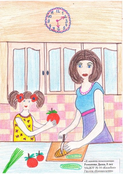 Рисунок мамы