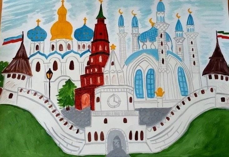 Рисунок на тему Кремль
