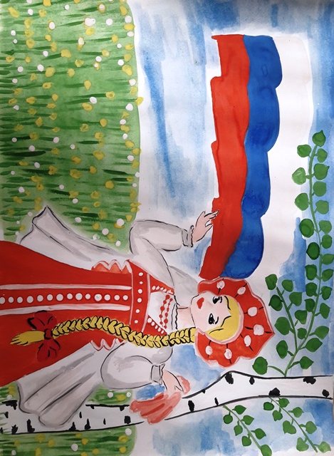 Рисунок моя Россия