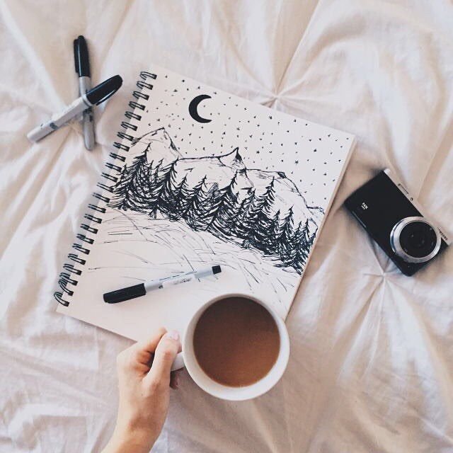 Рисунки для скетчбука