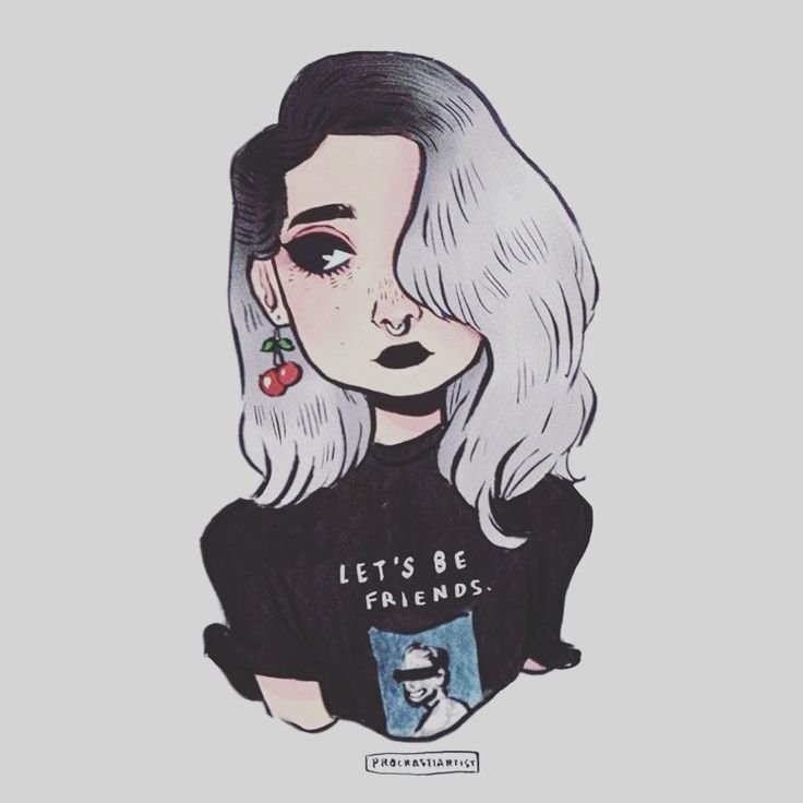 Рисунки в стиле и герл