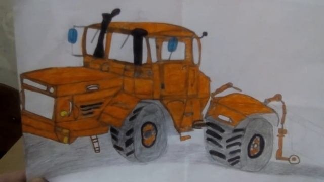 Нарисовать трактор к 700