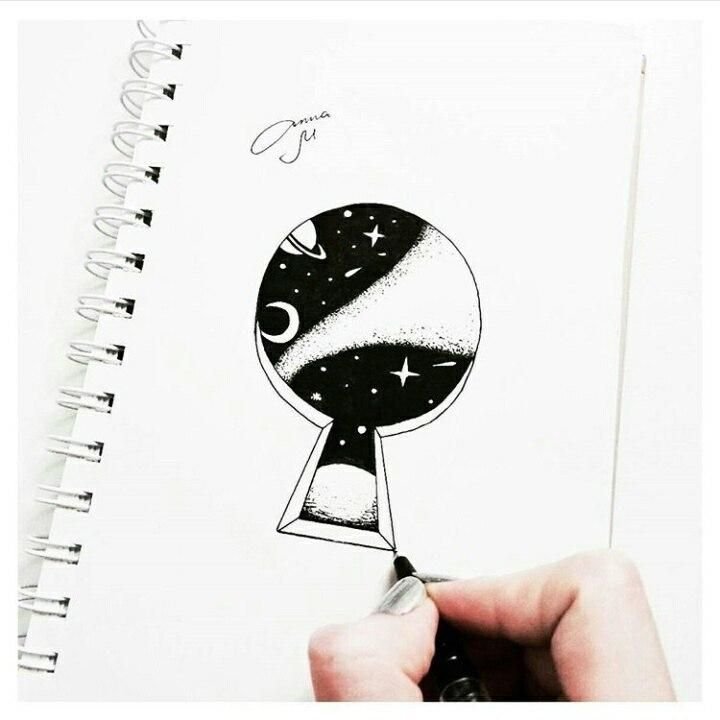 Интересные рисунки для скетчбука