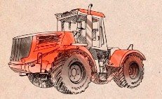 Трактор Кировец к 700 контур