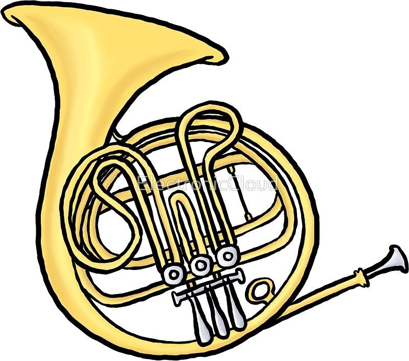 French Horn музыкальный инструмент