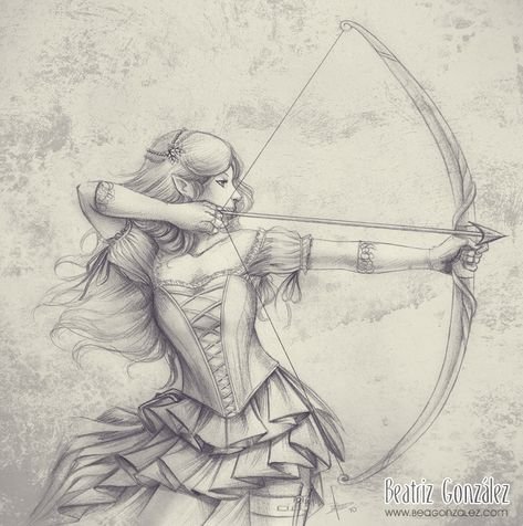 Рисунки карандашом фэнтези