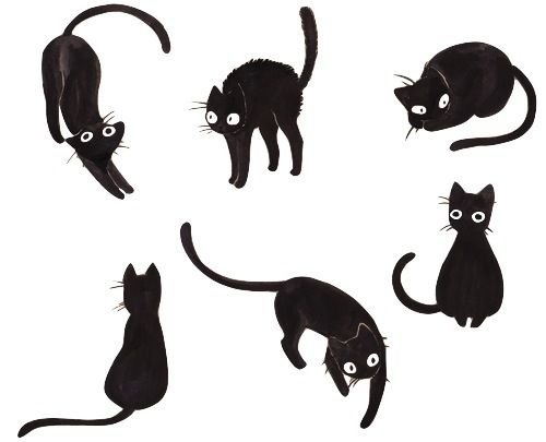 Кошка рисунок