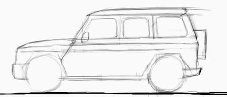 Mercedes Benz g65 чертежи