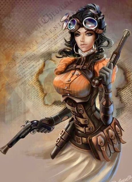 Steampunk Lady mechanika