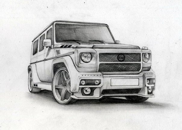 Мерседес Гелендваген g 63 чертежи