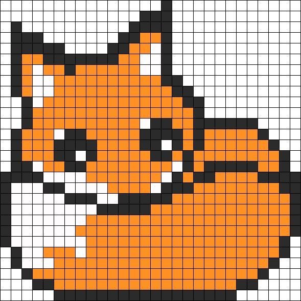 Пиксельные рисунки на клеточках