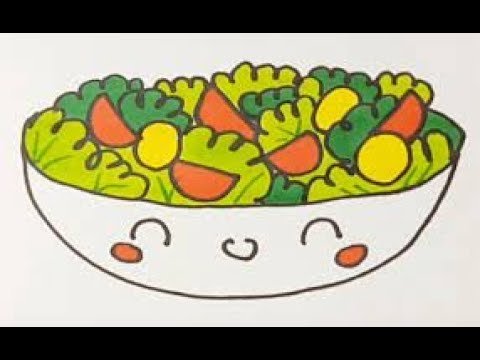 Простые рисунки еды