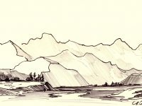 Рисунок сопки дальнего Востока