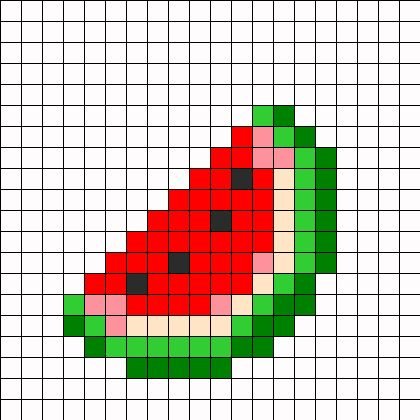 Рисунки в клеточку маленькие