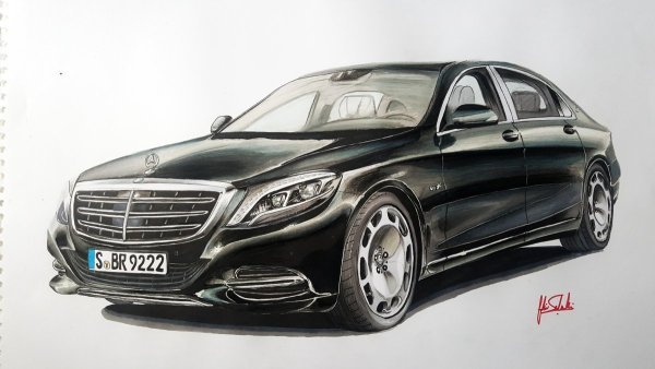 Mercedes Benz w222 vector