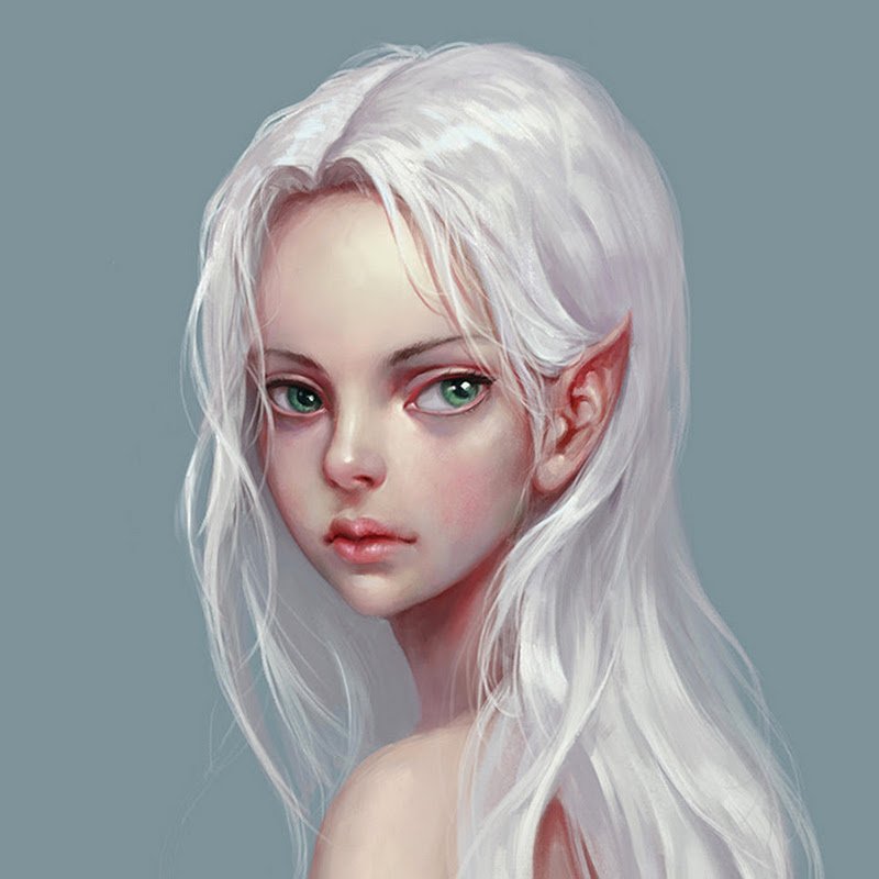Эльф альбинос