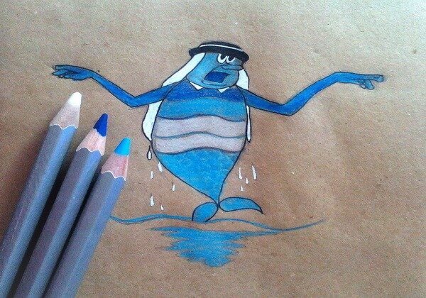Водяной рисунок для детей