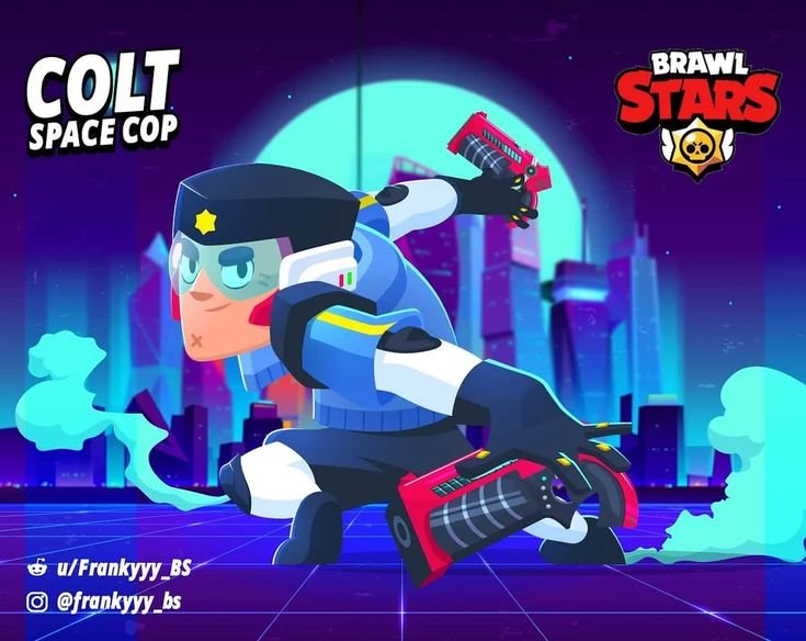 Концепт скинов Brawl Stars Кольт