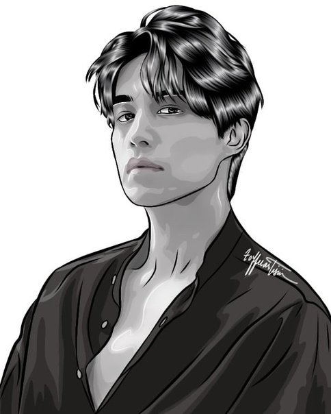 Lee dong Wook рисунок