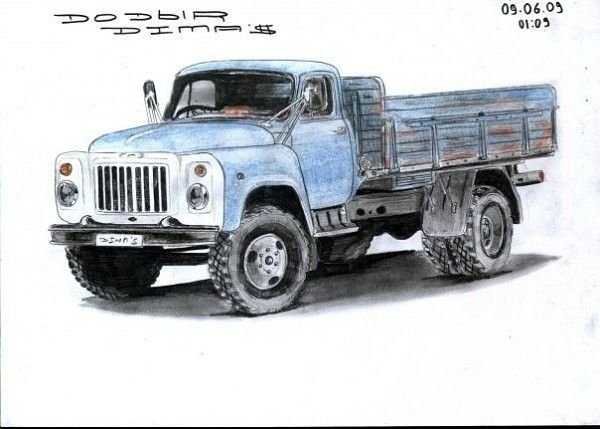 ЗИЛ 130 сбоку