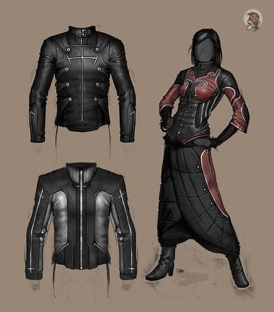 Cyberpunk куртка концепт