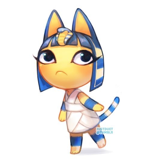 Энимал Кроссинг Египетская кошка Ankha