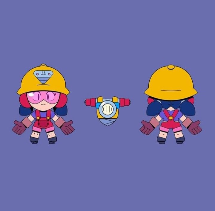 Джеки арт Brawl Stars