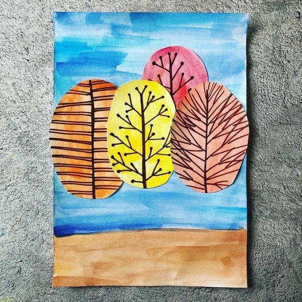 Осенняя поделка рисунок