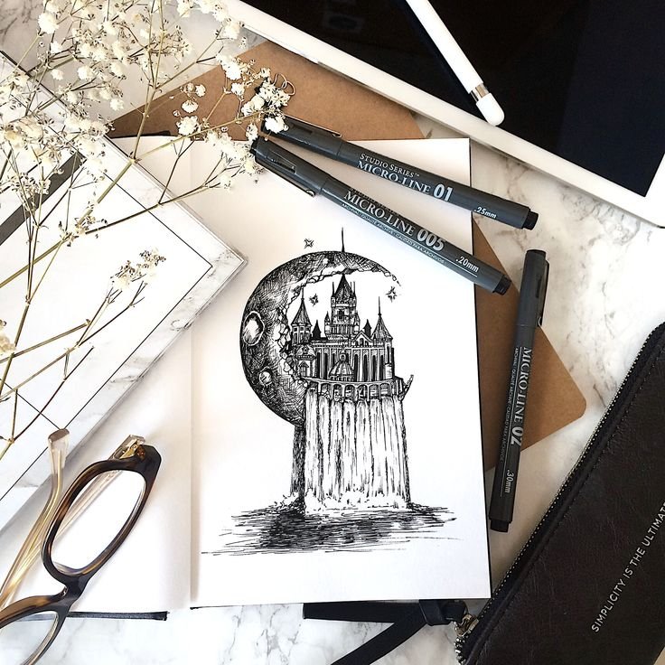 Идеи для рисования линером
