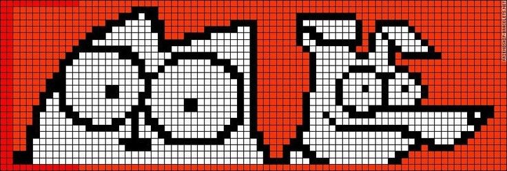 Схемы фенечек прямым плетением