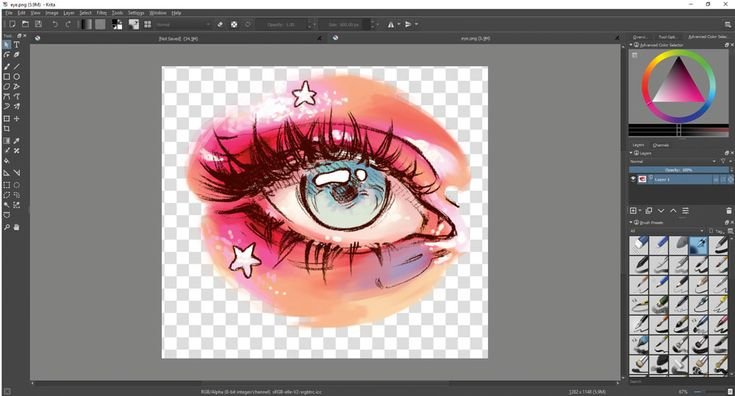 Krita рисунки