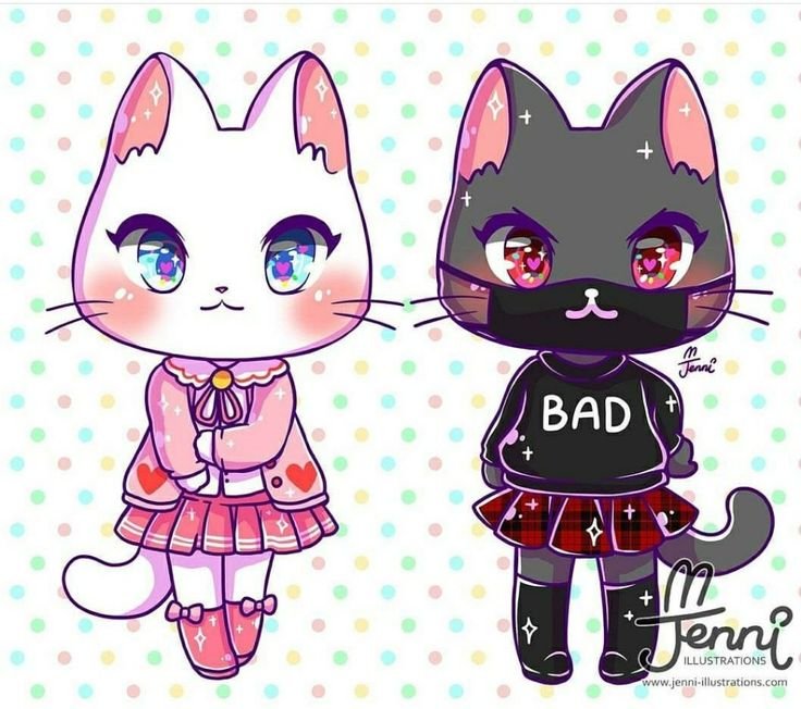 Аниме кошки