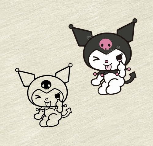 Тату Китти Kuromi