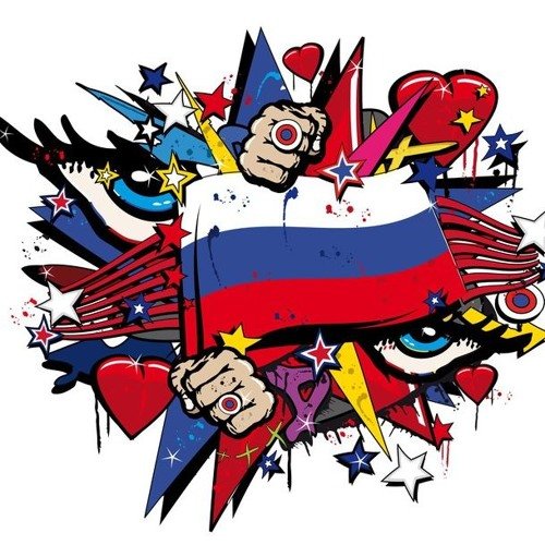 Российский флаг арт