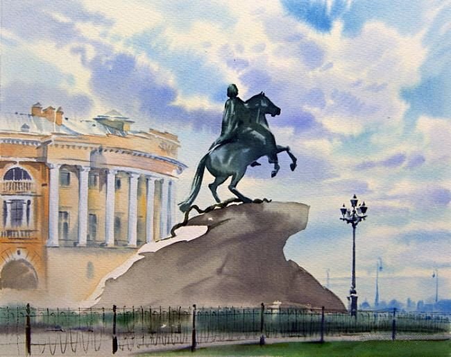 Медный всадник в Санкт-Петербурге