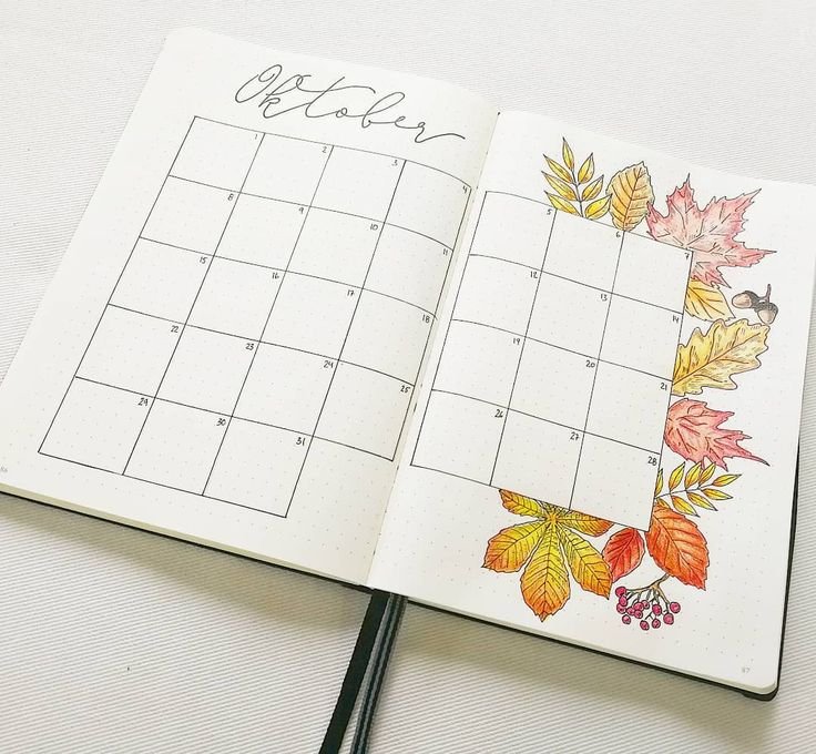 Bullet Journal осень