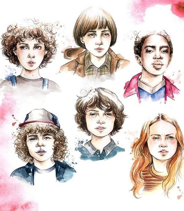 ОСД рисунок stranger things