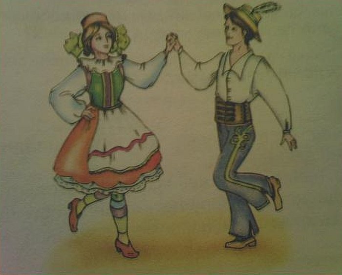 Полька рисунок