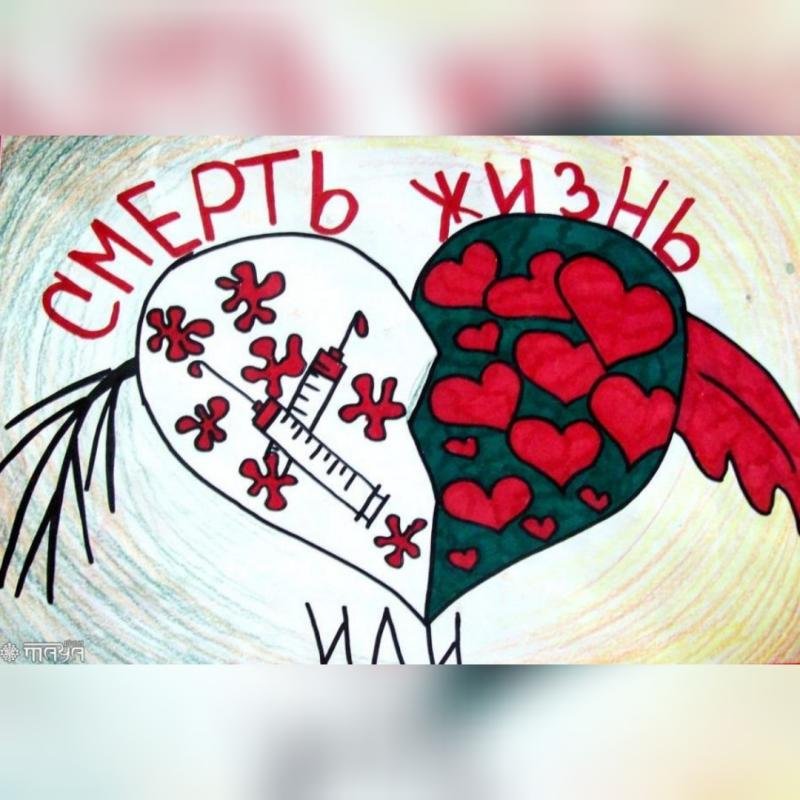 Рисунок легкий на тему СПИД