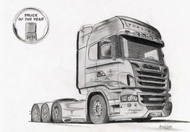 Scania r730 чертёж