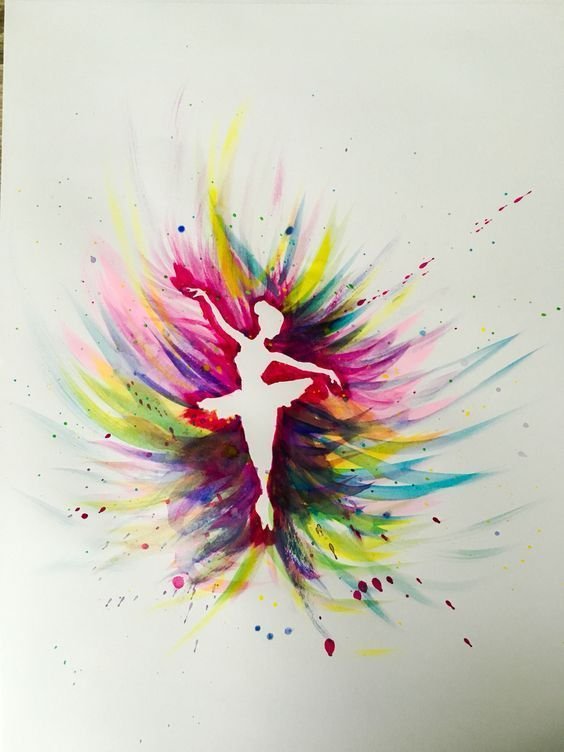 Рисунки красками