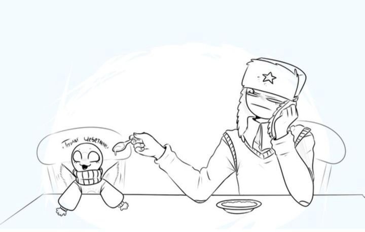 Рисунки для срисовки Countryhumans