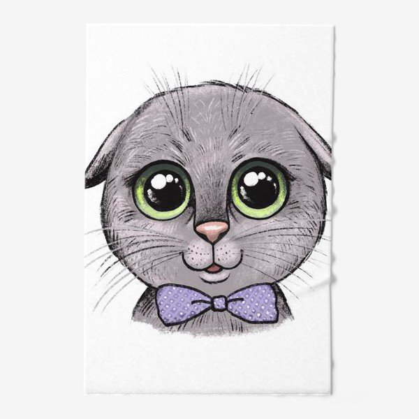 Мультяшный вислоухий кот