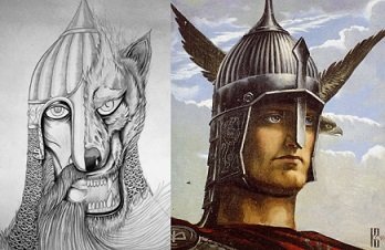 Вольга Святославич рисунок